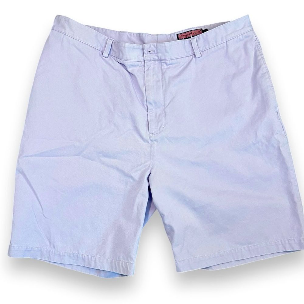 Vineyard Vines Mens Club Shorts Cotton Twill Lavender Preppy Casual Size 42